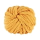 thumbnail image 3 of Hilo de lana grueso de 2 cm, hilo tubular jumbo para gorros, mantas tejidas a mano, cojines DIY Amarillo, 3 of 9