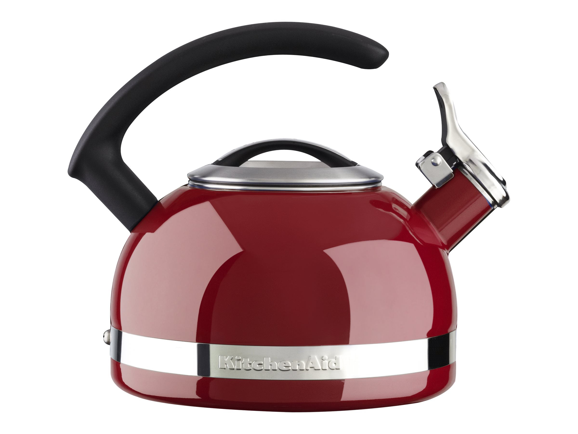 KitchenAid 2 qt. Kettle with C-Handle and Trim Band Empire Red