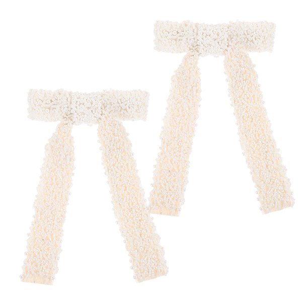 unbranded 2Ud Pasadores De Beige Con De Moño Y Para Estilos Y Versátiles