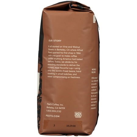 Peet's CoffeeÂ® Espresso Forte Dark Roast Whole Bean Coffee 12 oz. Bag