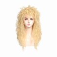 thumbnail image 1 of wonima44 ColorGround Long Curly 80s Rocker Mullet Cosplay Wig for Women, 1 of 1