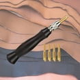 thumbnail image 3 of Leather Edge Creaser Tool Sandalwood Handle Brass Head Sealing Machine for Craft Enthusiasts, 3 of 7