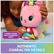 Gabby’s Dollhouse Fairylandia Rainbow Light-Up Kitty Fairy, Plush Toy for Ages 3 & Up