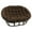 Chocolate, variant on Maykoosh African Artistry Rattan Double Papasan Chair With Twill Cushion - Comfy Bohemian Style Chair With Rustic Rattan Frame In Walnut Finish-Color:Frame Only