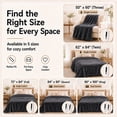 thumbnail image 4 of SUNNY HEAT Electric Blanket Heated Queen 84" x 90" -Fast Heating 5 Levels & 10H Auto off, Warm Soft Fannel Machine Washable, for Bed/Couch/Office, Dark Grey, 4 of 10