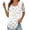 White Tops for Women _g, variant on Women's Summer Clothes Flouncy Blouse to Hide the Belly Fashion 2024 Boho Flora Print Short Sleeve with Lace Stitching Pleated Flowy Shirts Dressy Tops Vintage Square Neck Tunic White T Shirts XXL