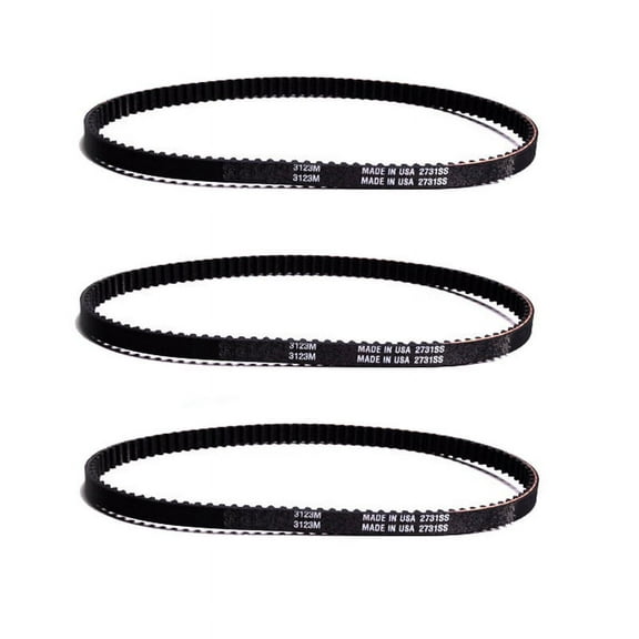 Replacement Part For Windsor Sensor SR12, SR15, SR18 Commercial Vacuum Geared Belt 3PK :- 52-3304-04