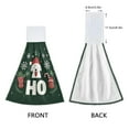 thumbnail image 3 of Yayeee Kitchen Hanging Hand Towels Set of 2 with Loop Bathroom Absorbent Tie Towel, Christmas Dog, 3 of 7
