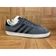 thumbnail image 2 of RARE?? Ad-id-as Gazelle Gray Suede Black Spell-Out Heels Sz 12 Men's Sneakers, 2 of 6