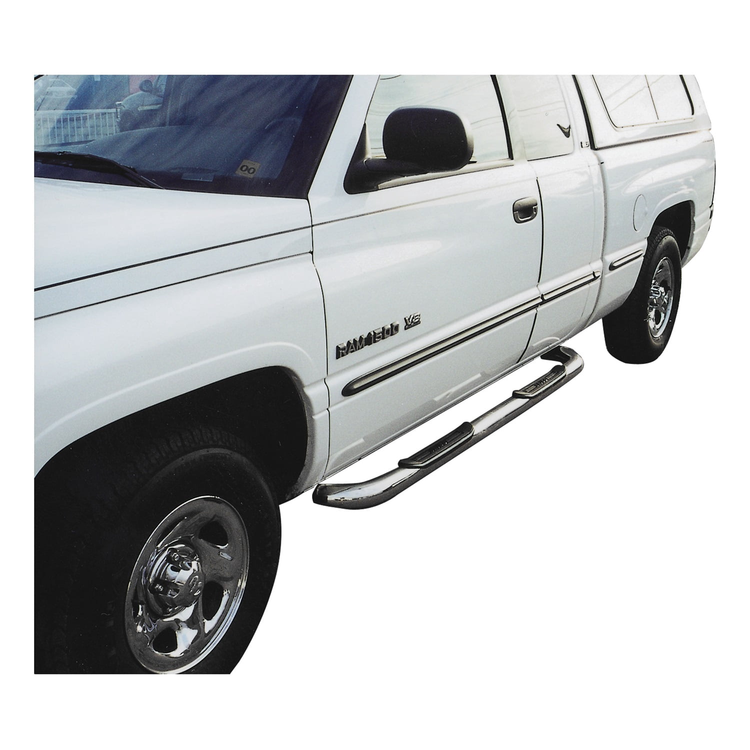 Aries Automotive 205003-2 Aries 3 in. Round Side Bars Fits select: 1997-2001 DODGE RAM 2500, 2001 DODGE RAM 1500