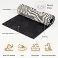 thumbnail image 6 of Area Rugs 4'x6'. Black Boho Carpet Runner Indoor Outdoor Rugs Home Decor Aesthetic, Abstract Geometric Curves Lines Modern Non Slip Mats Washable Accent Rug for Living Room Bedroom, 6 of 8