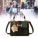 thumbnail image 5 of Bolso bandolera verde con colgante elegante y correa ajustable, perfecto para compras informales para mujer, 5 of 8