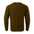 thumbnail image 3 of uikmnh V Neck Sweater Mens Fashion Slim Long Sleeved Knitted Tops, 3 of 4