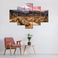 thumbnail image 4 of TISHIRON 5PCS Framed Canvas Wall Art Set,60"x40" Alabama Hills Canvas Art Decor, 4 of 7