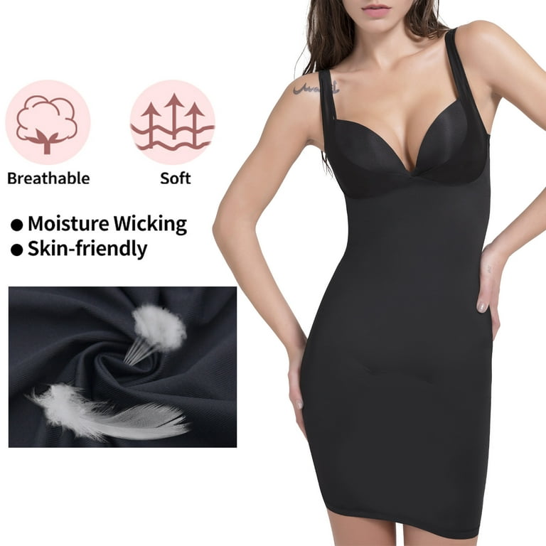 SPANX, Intimates & Sleepwear, Spanx Simplicity Vneck Black Mini Dress  Slip