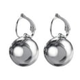thumbnail image 5 of Hyasfey 1 Pair Drop Earrings Elegant Vintage Smooth Round Bright Luster Decorative Gift Women Ball-Shaped Pendant Hoop Earrings Jewelry for Daily Wear, 5 of 8