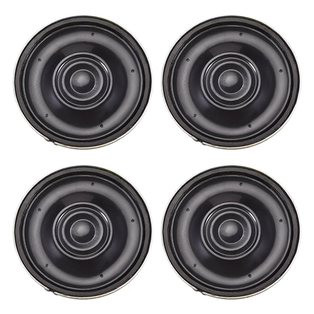 Uxcell 0.5W 16 Ohm Altavoz interno micro magnético altavoz de 28 mm Paquete de 4