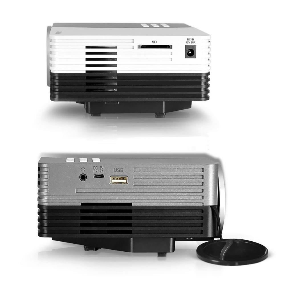 Pyle Video Projector 1080p Full HD Professional Cinema Home Theater - Digital Multimedia, Built-in Stereo, Adjustable Keystone Picture Presentation Projection and Supports USB, VGA & HDMI - (PRJG65)