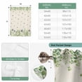 thumbnail image 6 of Farmhouse Botancial Tie Up Curtains for Windows, Adjustable Balloon Window Shades, Pastoral Daisy Leaves Rustic Burlap Kitchen Window Treatments Farmhouse Short Curtains with Rod Pocket 42"x45", 6 of 8