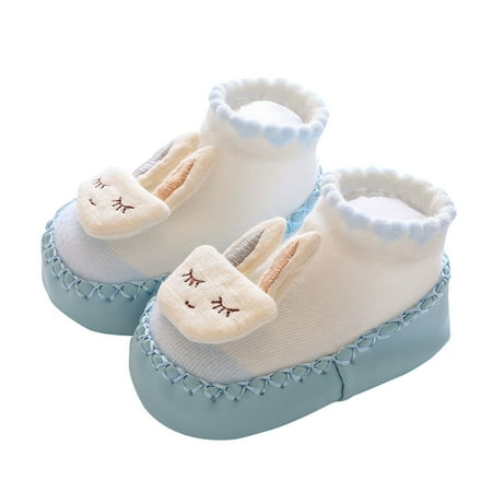 

HOTYA 1 Pair Baby Infants Socks Shoes Non-slip Toddler Floor Slippers Newborn First Walking Shoes