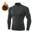thumbnail image 4 of CONZONE Mens Sports T-Shirts Short Sleeve Zip T Shirts for Men Casual Crew Neck Solid Color Lightweight Tees Soft Cozy Athletic Tops, 4 of 6