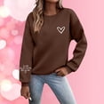 thumbnail image 2 of Chandail à Capuche Imprimé à Col Rond pour Femmes, Chandail Décontracté, Veste Athlétique à Fermeture Éclair Frontale, Chandails en Molleton Confortables, Veste à Capuche Fine pour Femmes, Haut d'Automne Lourd, 2 of 4