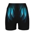 thumbnail image 7 of Swim Shorts for Women Printed High Waist Swimsuit Bottom Loose Fit Sports Yoga Swim Bottoms Sky Blue S, 7 of 7