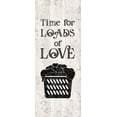 thumbnail image 2 of Reed, Tara 8x14 Black Ornate Wood Framed with Double Matting Museum Art Print Titled - Laundry Room Humor vertical III-Loads of Love, 2 of 4