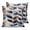 Light Beige Dark Blue Orange, variant on 26x26 Pillow Covers Set of 2, Navy Blue Burnt Orange Throw Pillow Covers Decorative Couch Cushion Case, Botanical Palm Leaf Abstract Microfiber Square Pillowcases for Bedroom Car Living Room