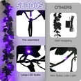 thumbnail image 3 of 20 LED Halloween String Lights Battery Operated with Black Maple Leaves 6.5 ft Halloween Garland Decor for Yard, Porch, Table, Wall, Party, Indoor and Outdoor Decorations, 3 of 9
