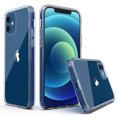 thumbnail image 3 of ULAK Clear iPhone 12 mini Case, Sparkle Slim Shockproof Rugged Bumper Phone Case for Apple iPhone 12 Mini 5.4, Clear, 3 of 9