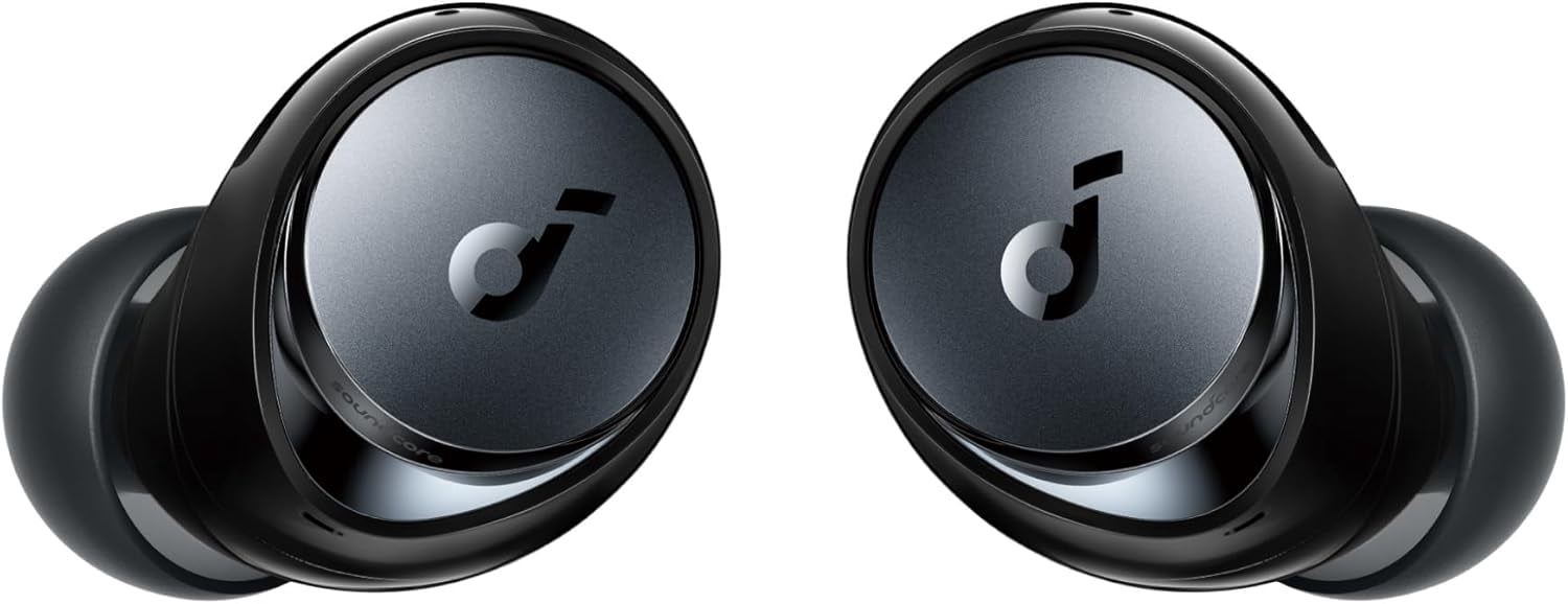 Restored Like New Soundcore by Anker Space A40 Auto-Adjustable Active Noise Cancelling Wireless Earbuds, Reduce Noise by Up to 98%, 50H Playtime, Hi-Res Sound, Comfortable Fit (Refurbished)