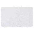 thumbnail image 4 of Home Weavers Bell Flower Collection Bathroom Rug 100% Cotton Tufted Bath Rugs, Soft Absorbent Bath Rugs, Non-Slip Bath Mats, Machine Washable, Bath Mats for Bathroom Floor, 21"x34" Rectangle, White, 4 of 9