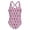 X3Pink, variant on Independence Day Girls Patriotic Flag Star Print One Piece Swimsuit 4th of July Bathing Suit for Beach Pool Size:9-10 Years