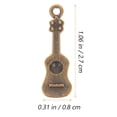 thumbnail image 4 of 50Pcs Miniature Guitar Charms Mini Guitar Pendant Model Phone Shell Charms DIY Metal Charms, 4 of 7