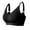 Black, variant on Gymayou Women Plus Size Wireless Sports Bra Push Up Support Yoga Workout Bralette Breathable Adjustable Strap Beige L