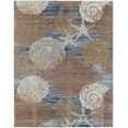 thumbnail image 2 of Nourison Pompeii Coastal, Nautical & Beach Blue Multicolor 7'10" x 9'10" Area Rug (8x10), 2 of 8