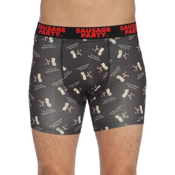 INTIMO Men's Sausage Party Lets Get Together Boxer Brief Underwear