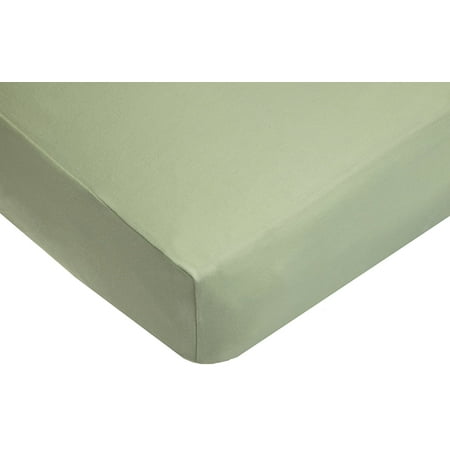 American Baby Company 100 Percent Cotton Jersey Knit Crib Sheet for Standard Crib and Toddler Mattresses, Celery