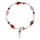 thumbnail image 1 of Pulsera de fresa de moda con colgante de fruta, pulseras elásticas apilables de cuentas, pulsera de cuentas de colores multicapa con dijes, joyería, 1 of 7