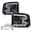 Clear lens Black Housing Clear Reflector, variant on CROSSDESIGN Headlights w/Wiring Headlamps Fit for Ford F250 F350 F450 F550 Super Duty 2005-2007/Ford Excursion 2005