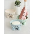 thumbnail image 4 of WNFJR Cute Soap Dish Bar Soap Holder Creative Soap Tray Self Draining Soap Saver Box Decorative Plastic Sponge Scrubber for Shower Bathroom Kitchen Sink(Beige), 4 of 5