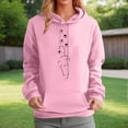 thumbnail image 2 of Cute Cat Paw Print Mom Sweatshirts Fot Women y2k Long Sleeve Casual Pullover Shirts With Pocket Fall Hoodie, 2 of 4