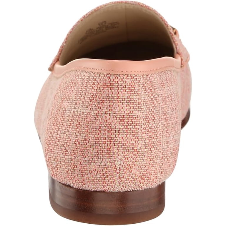 Sam Edelman Loraine Platform Loafers Pink Suede Gold Hardware Size 5.5 Sam Edelman Loraine Pink Lotus Almond Toe Slip On Stack Heel  main image 3