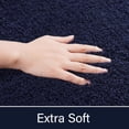 thumbnail image 4 of Junovo Soft Bathroom Rug Runner Absorbent Microfiber Bath Rugs for Bathroom Non Slip Bath Mat for Tub, Shower Floor,24"x48",Navy Blue, 4 of 6