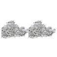 thumbnail image 3 of maskred Pack of 50 Brake Wires Aluminum Alloy Tail Caps Replacement Derailleur Shifter Cable Protector Ends Cycling Accessory Silver 2Set, 3 of 6