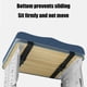 thumbnail image 5 of Cojín de asiento de espuma viscoelástica | Almohadilla ergonómica de confort con agarres antideslizantes y correas ajustables | Funda suave de poliéster | 13,39×9,45×1,97 pulgadas | Azul verde, 5 of 6