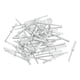 thumbnail image 1 of Remaches Ciegos de Gran Flange de Abierto 4.8mm Diámetro de Agarre 22.5mm Longitud de Agarre 9.5mm Diámetro de Brida Aleación de Aluminio Hierro Tono Plateado, 1 of 1