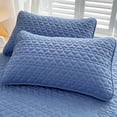 thumbnail image 6 of Pillow Covers,Soft Sweatproof Comfortable Pillow Case for Sleeping | Waterproof Quilted Breathable Stain Resistant Pillowcase | Bedroom Bedding,29.1x18.9 Inch,Blue, 6 of 7