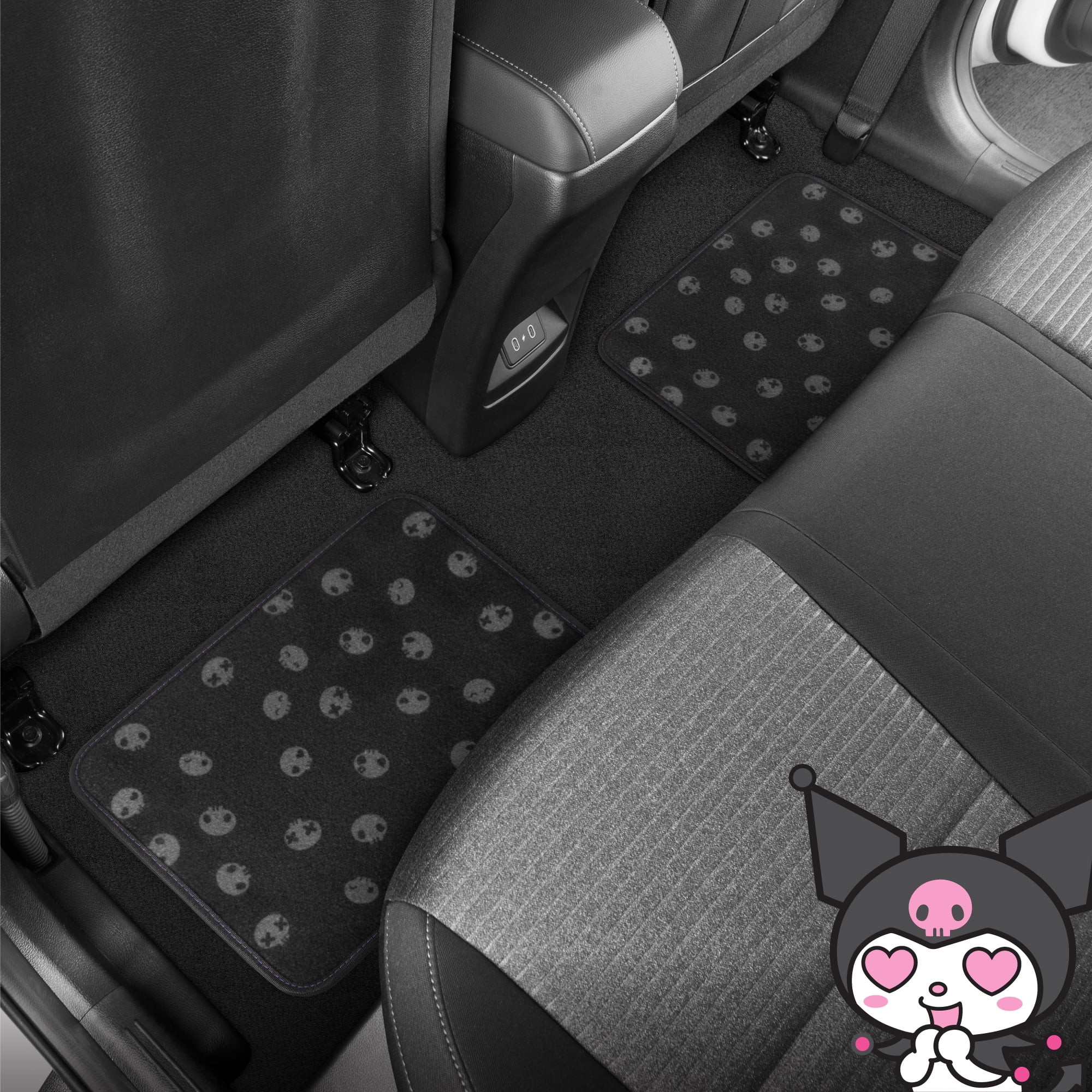 Kuromi Carpet Car Floor Mats - Universal Fit for Cars, SUVs & Trucks